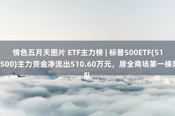 情色五月天图片 ETF主力榜 | 标普500ETF(513500)主力资金净流出510.60万元，居全商场第一梯队