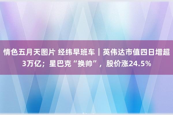 情色五月天图片 经纬早班车｜英伟达市值四日增超3万亿；星巴克“换帅”，股价涨24.5%